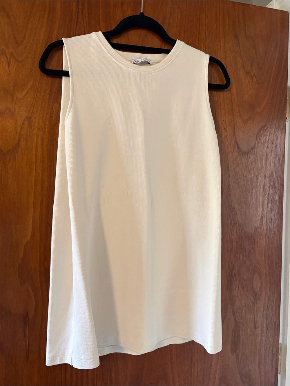 Zara Cream Sleeveless Tank Top